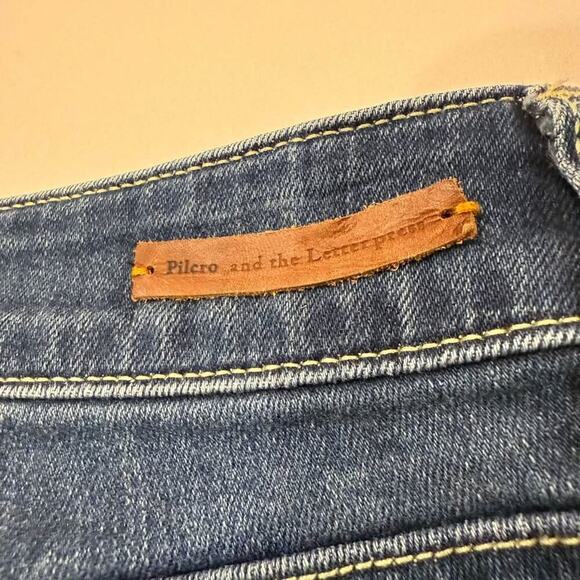 Pilcro and the Letterpress Anthropologie Stet Slit Ankle Denim Jeans Womens 27 - Picture 8 of 9